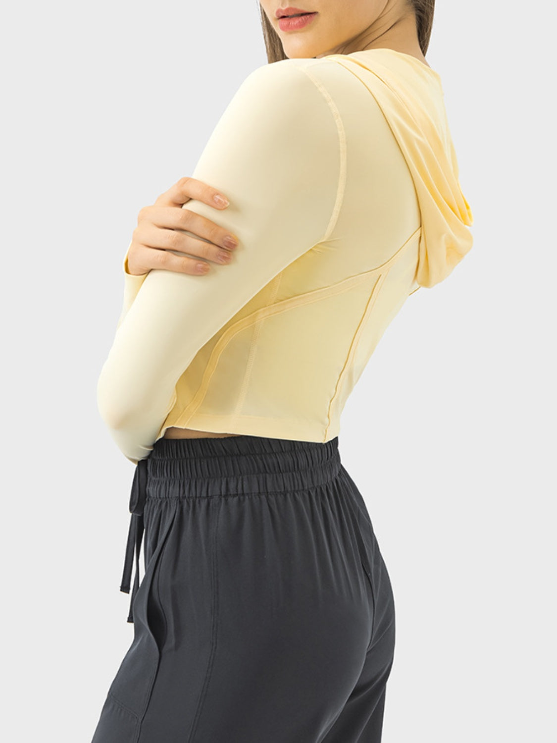 Millennia Zip Up Hooded Long Sleeve Active Outerwear 