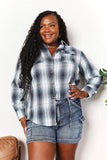 Mandy Plaid Dropped Shoulder Shirt 