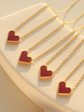 Titanium Steel Heart Necklace 
