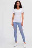 Millennia Round Neck Short Sleeve Active T-Shirt 