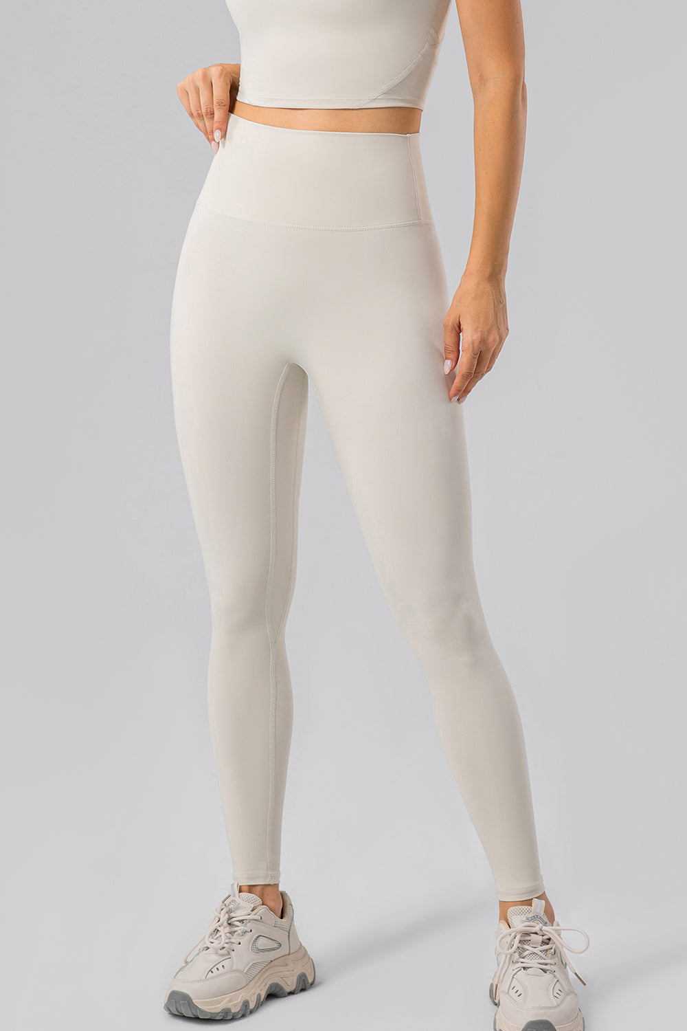 High Waist Wide Waistband Active Leggings 