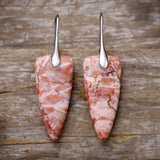 Natural Stone Geometric Shape Earrings 