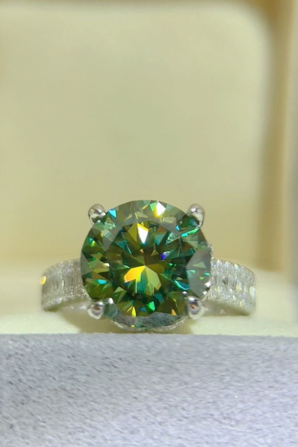 5 Carat Moissanite 925 Sterling Silver Ring 