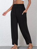 Elastic Waist Pants 