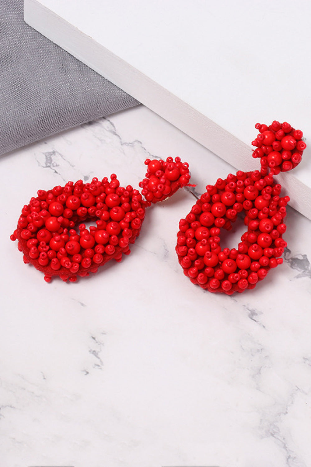 Beaded Dangle Earrings 