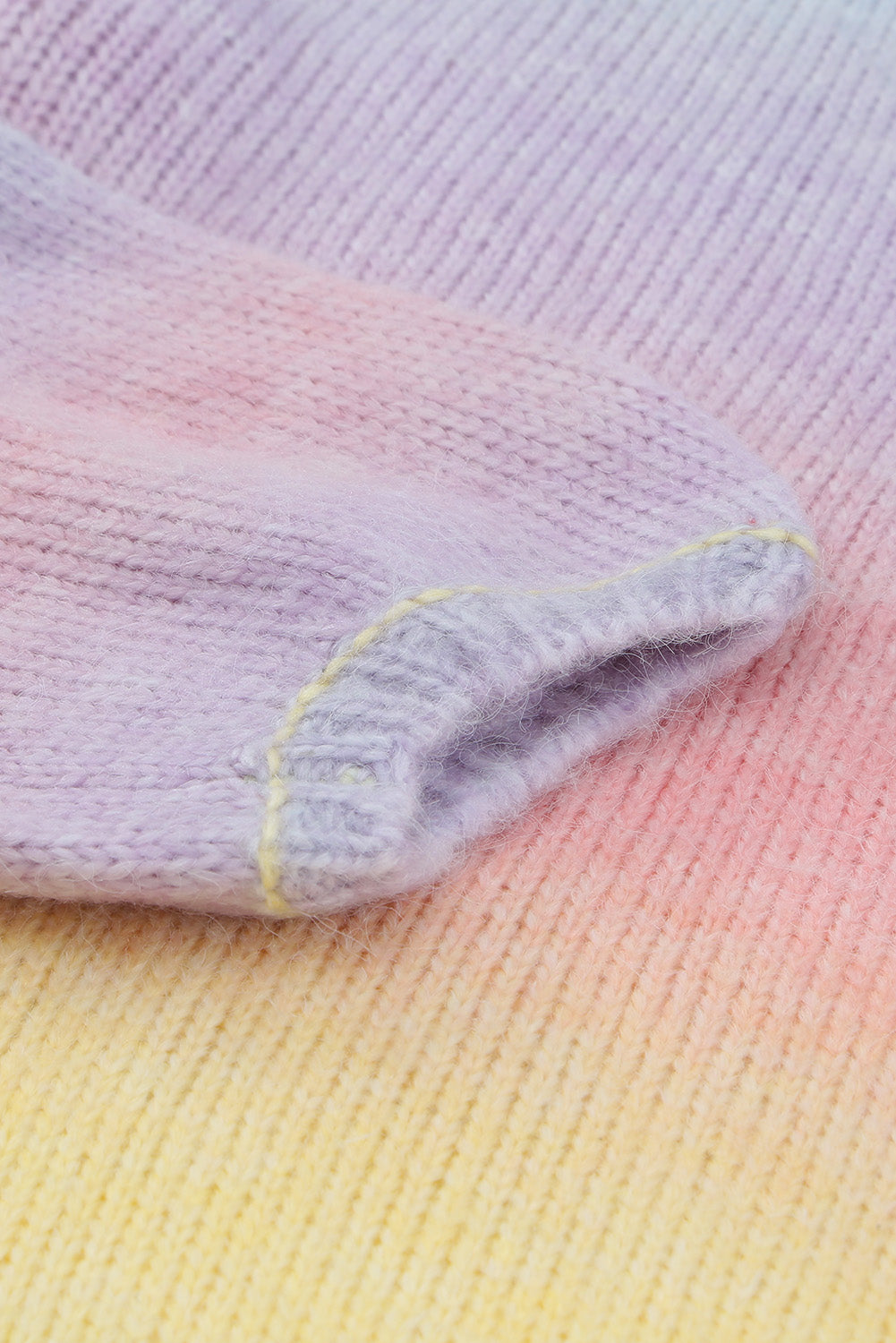 Gradient Open Front Drop Shoulder Cardigan 