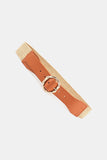 Alloy Buckle Braided Belt 