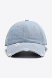 Distressed Adjustable Baseball Cap 