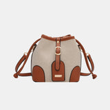 Straw Braided Adjustable Strap Crossbody Bag 