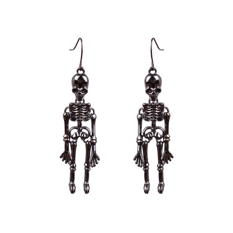Skeleton Alloy Earrings 