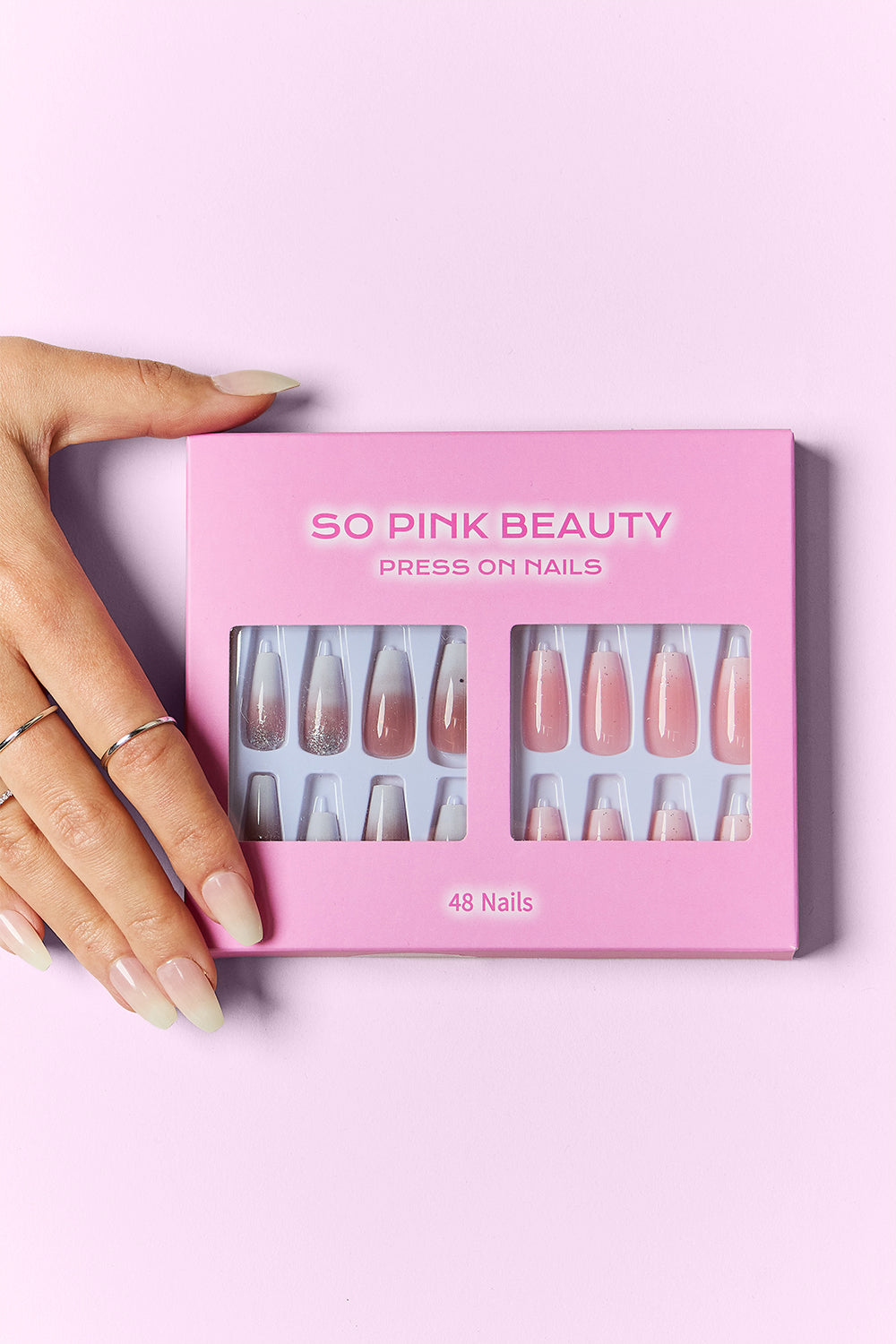 SO PINK BEAUTY Press On Nails 2 Packs 