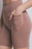 Love Tree High Waist Seam Detail Active Shorts 