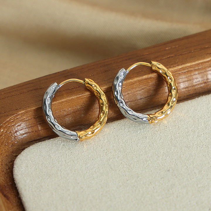 18K Gold-Plated Huggie Earrings 