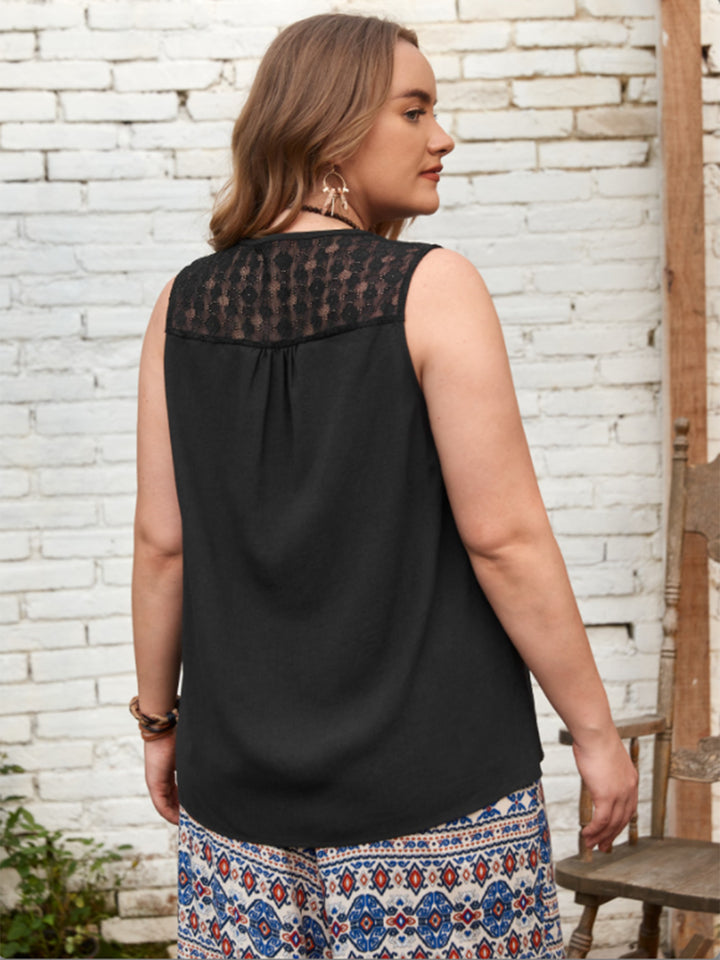 Plus Size V-Neck Tank 