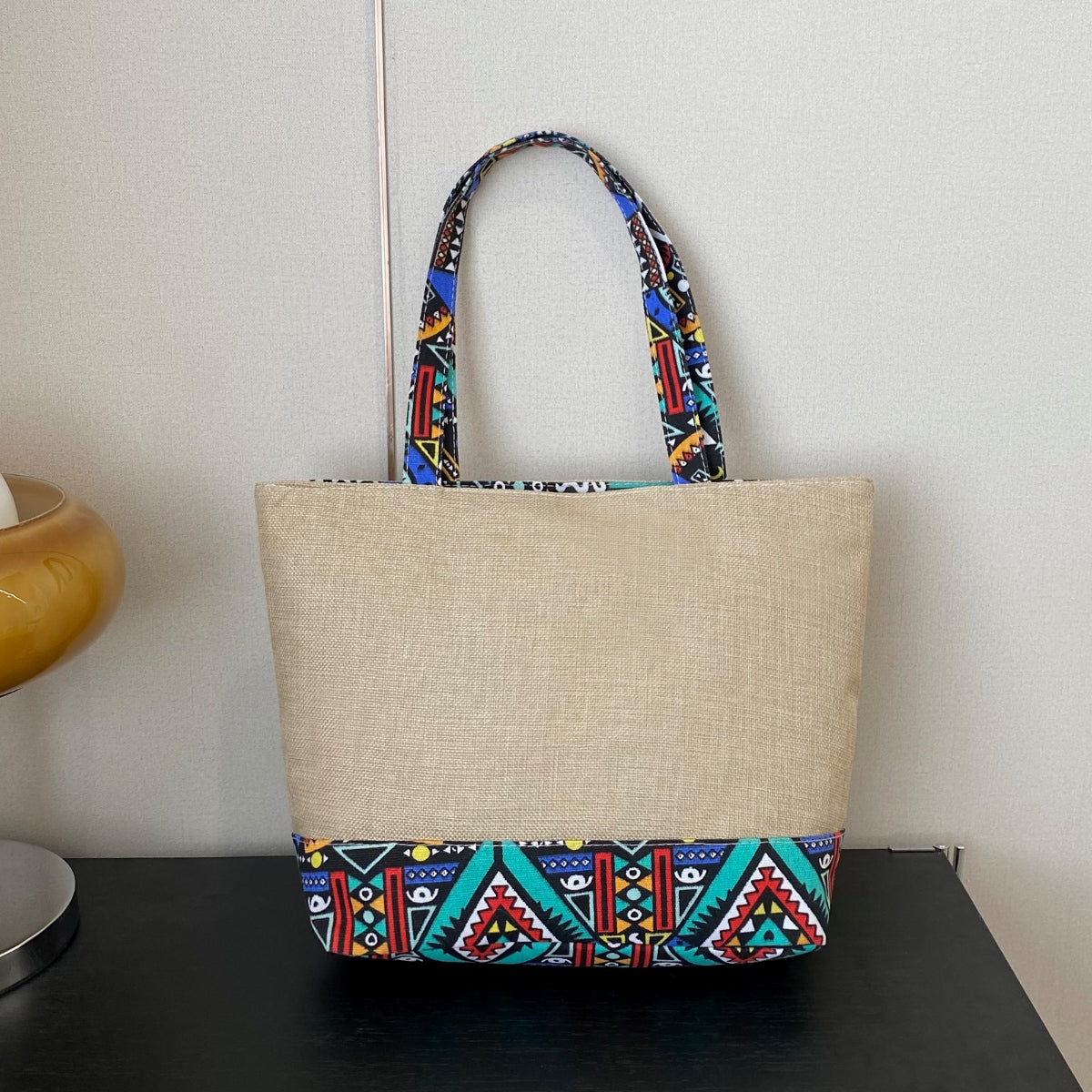 Geometric Medium Tote Bag 
