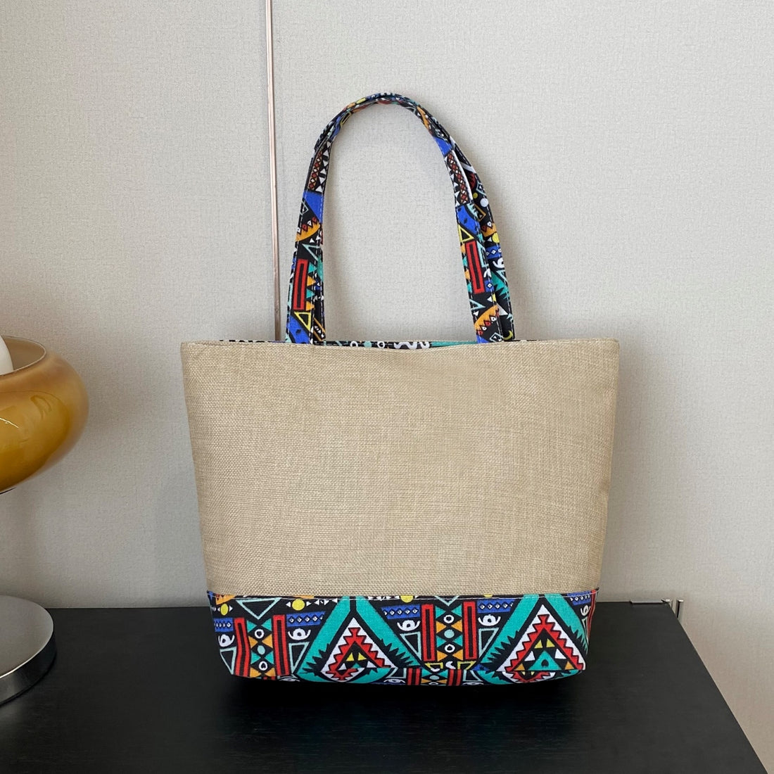 Geometric Medium Tote Bag 