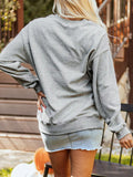 Halloween Spooky Ghost Sequin Sweatshirt 