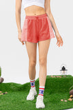 Color Block Drawstring Active Shorts 