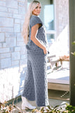 Short Sleeve Top and Pocketed Pants Lounge Set Lingerie & Nightwear