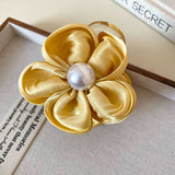 Flower Acrylic Hair Claw Clip 