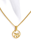 Constellation Pendant Stainless Steel Necklace 