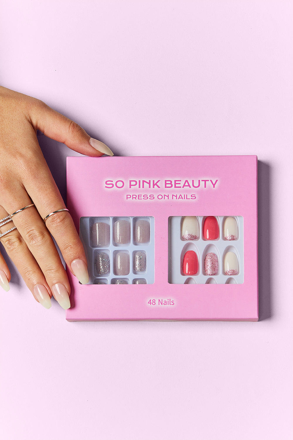 SO PINK BEAUTY Press On Nails 2 Packs 