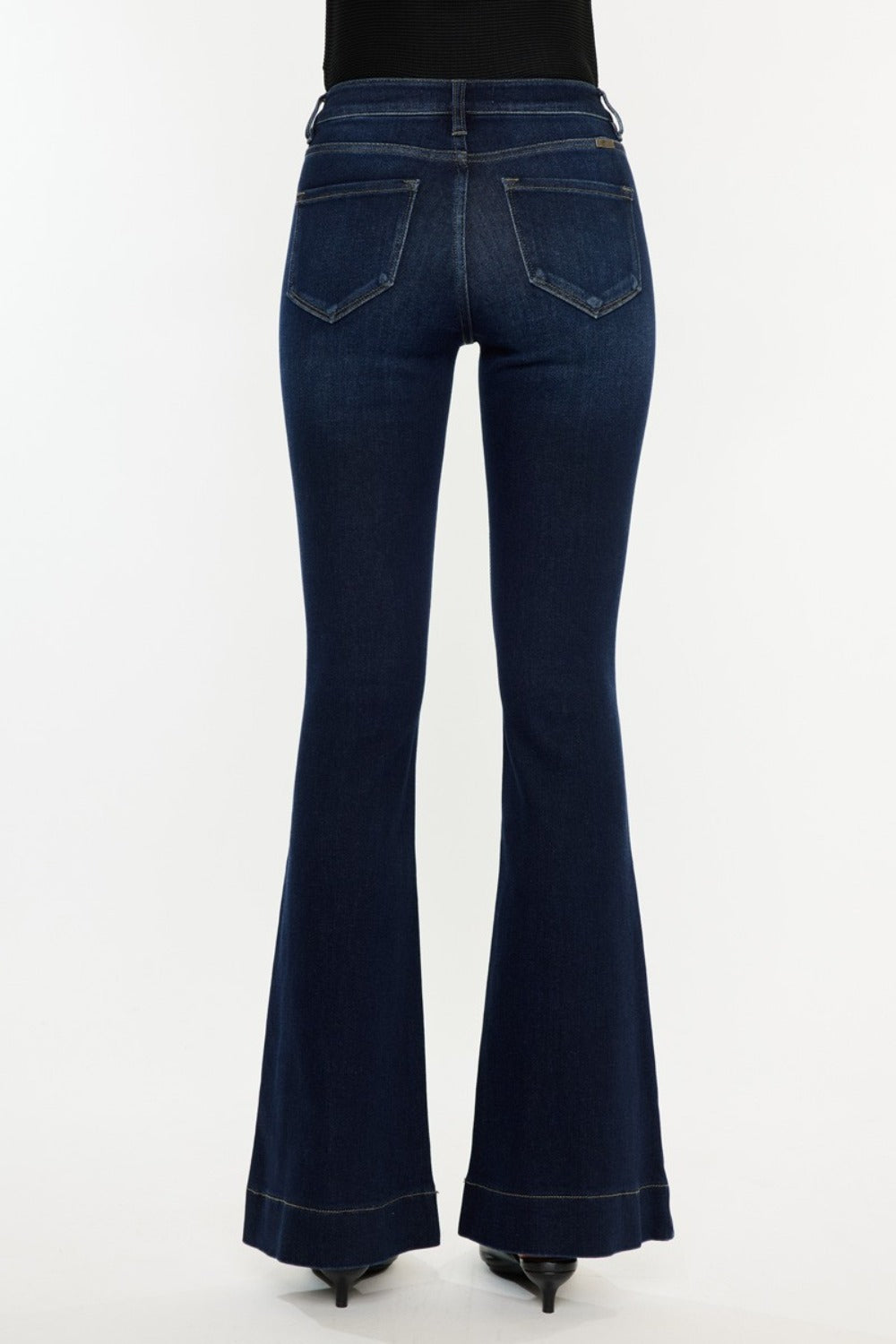 Kancan High Rise Slim Flare Jeans 