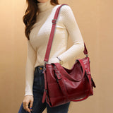 PU Leather Medium Handbag 