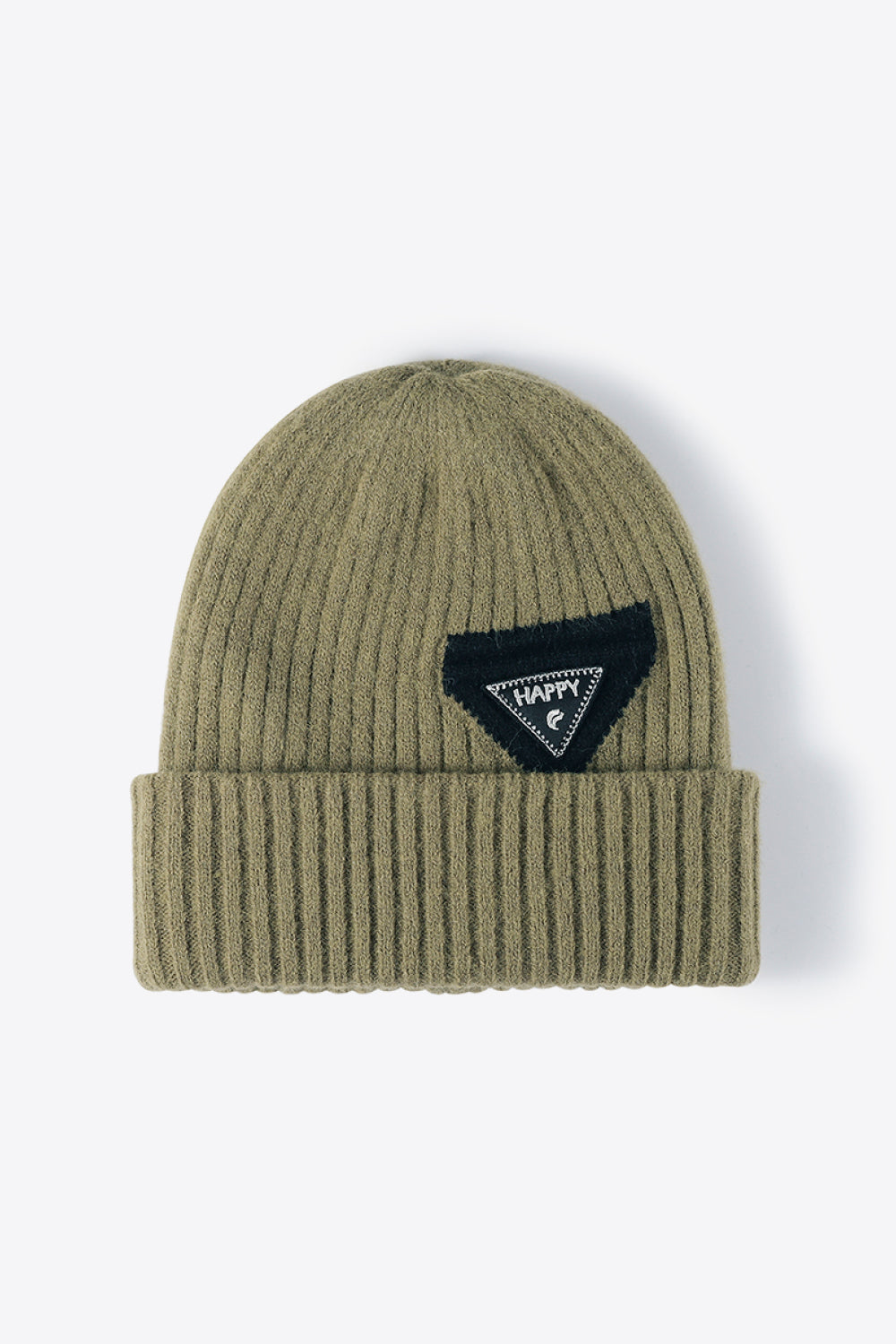 HAPPY Contrast Beanie 
