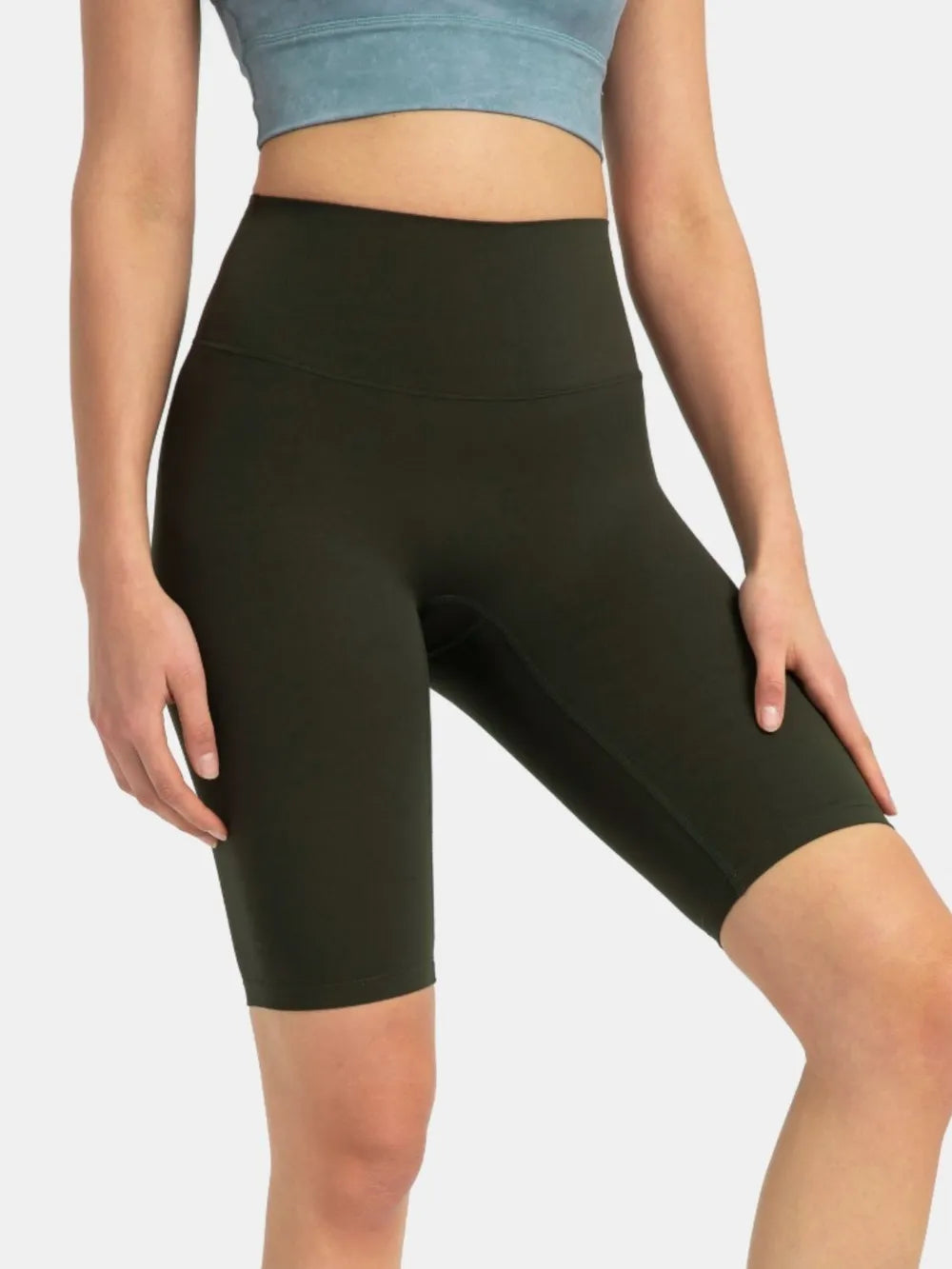 Millennia High Rise Wide Waistband Active Shorts 