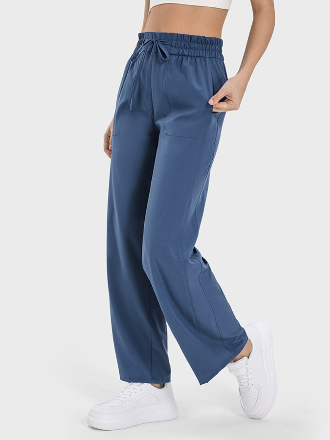 Millennia Drawstring Pocketed Active Pants 