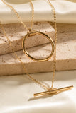 Double-Layered Stainless Steel Necklace 