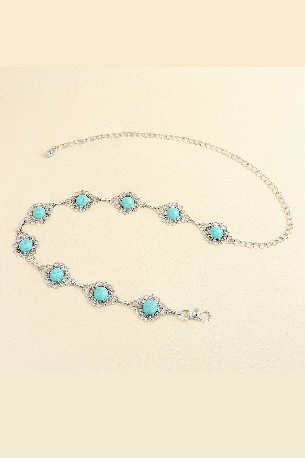 Vintage Turquoise Alloy Belt 