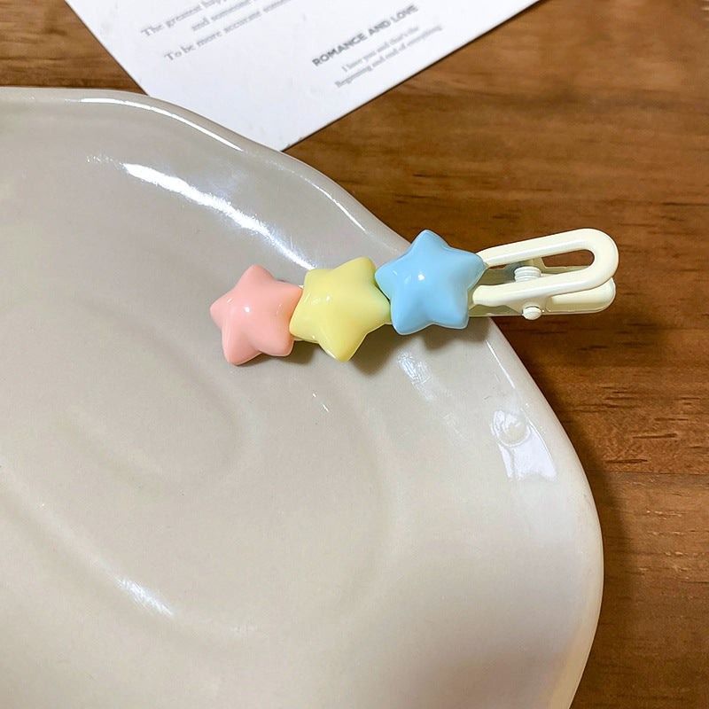 4 Piece Star Acrylic Hair Pin 