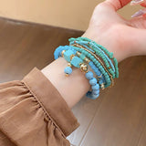 Resin Rice Bead Bracelet 