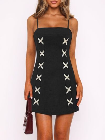 Contrast Mini Cami Dress Dresses