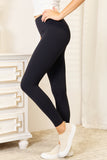 Double Take Wide Waistband Sports Leggings 