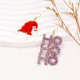 Alloy & Plastic Mismatched Earrings 