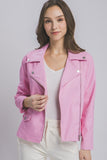 Love Tree Collared Neck Zip Up Jacket 