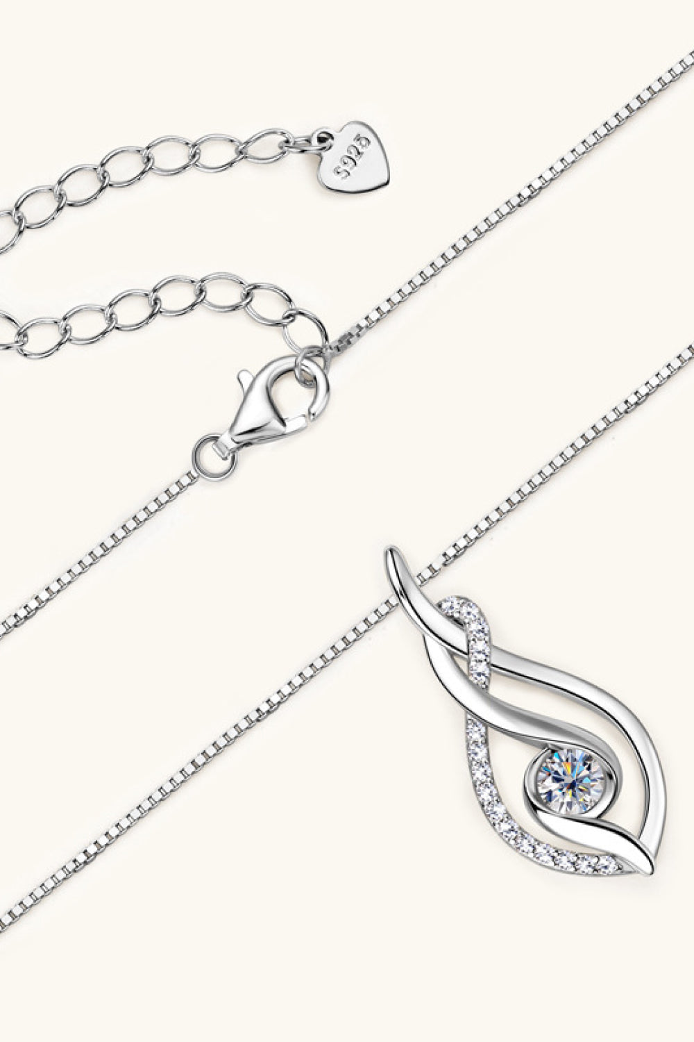 Moissanite 925 Sterling Silver Necklace Accessories