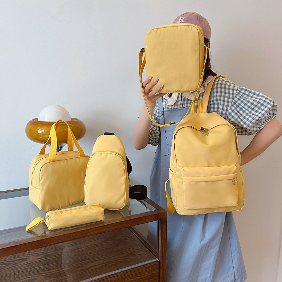 Cloth 5 Piece Bag Set 