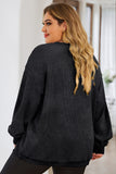 Plus Size LUCKY Round Neck Sweatshirt 