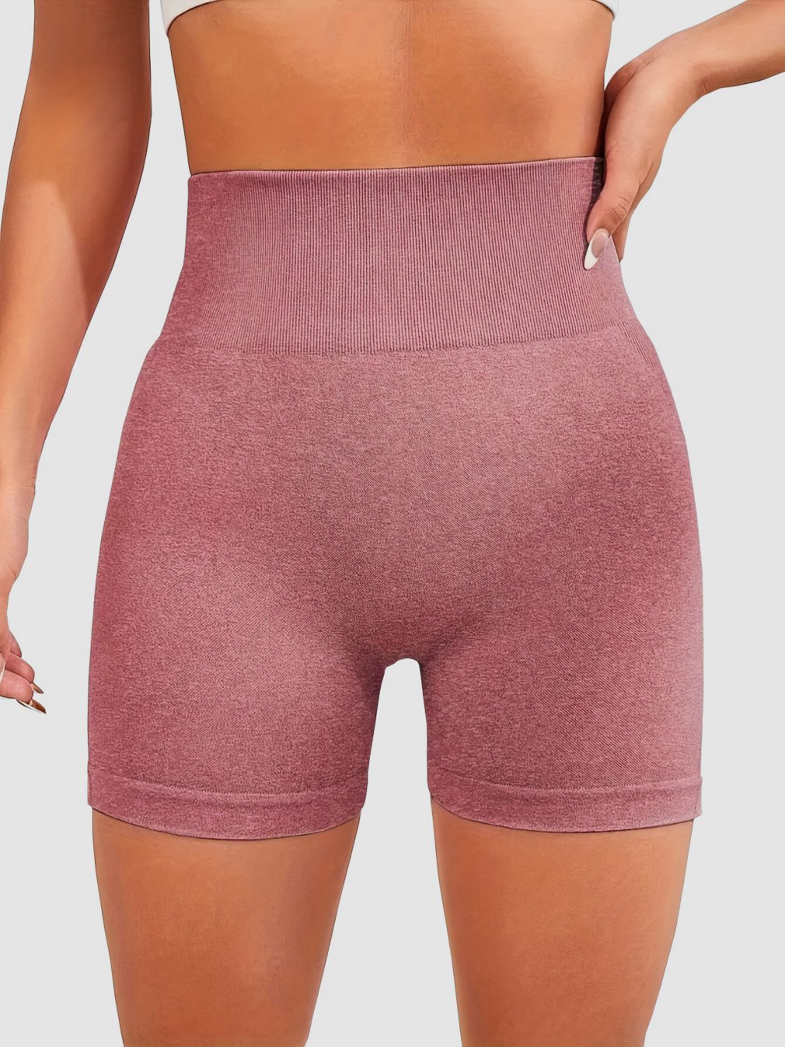 High Waist Active Shorts 