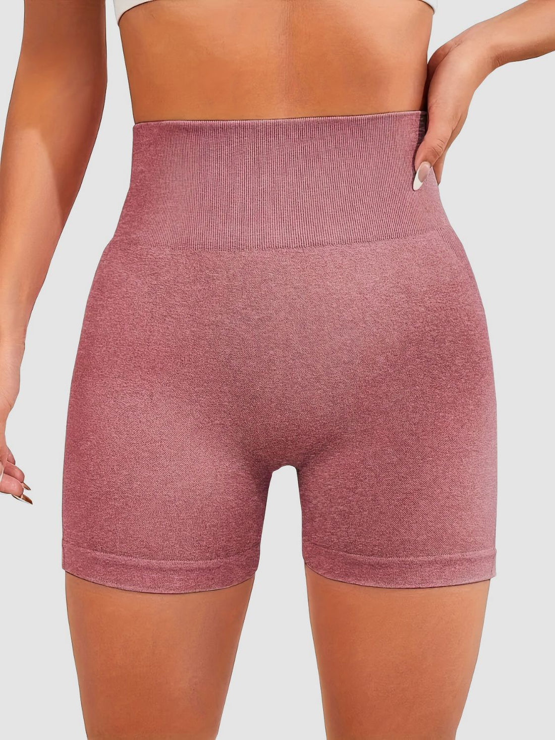 High Waist Active Shorts 
