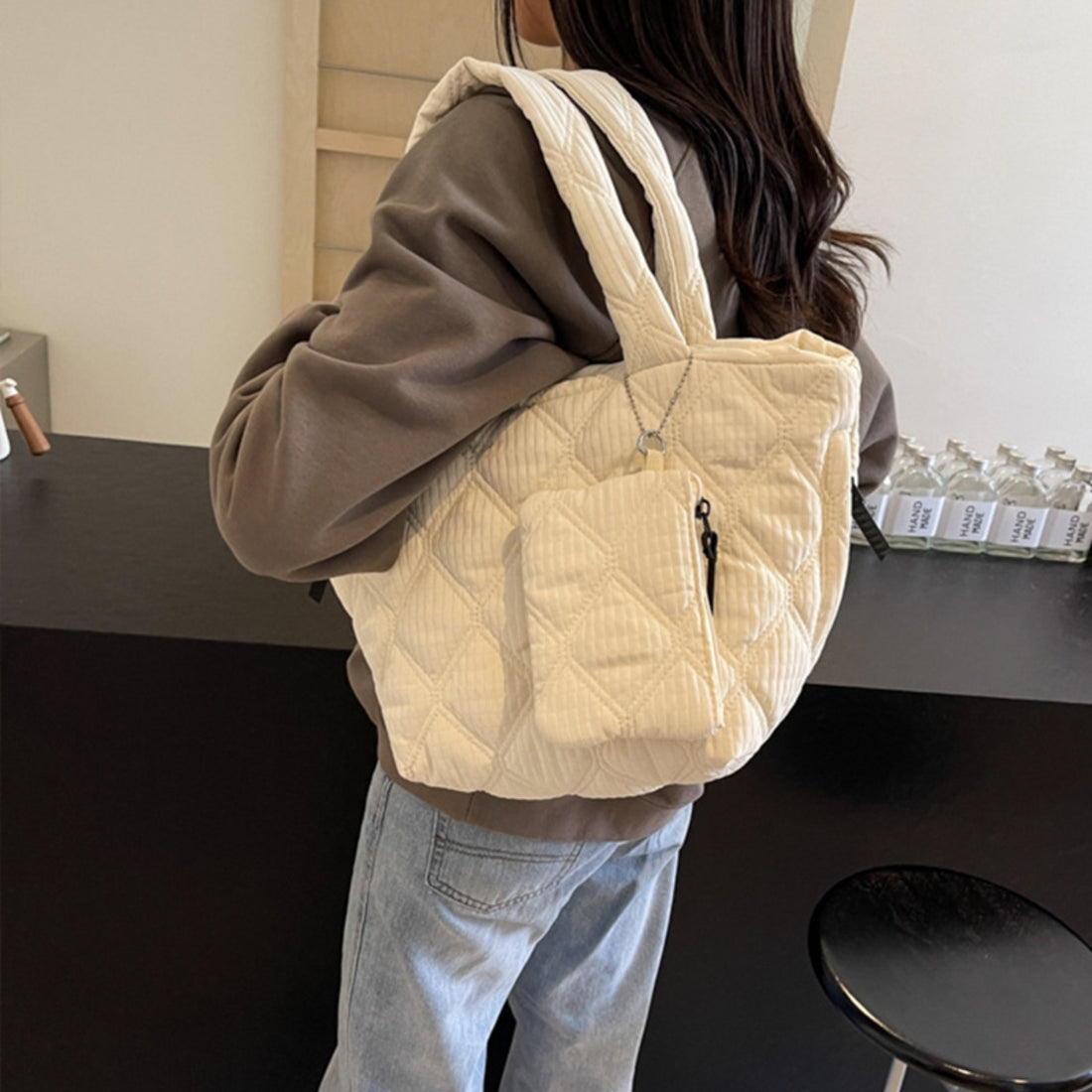 Polyester Medium Tote Bag 