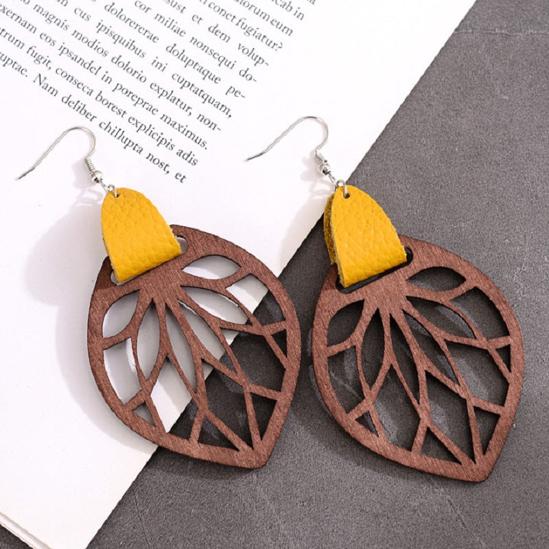 Leaf Drop Earrings 