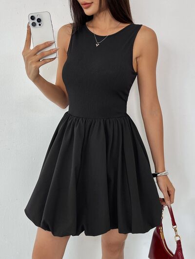 Perfee Ruched Sleeveless Mini Dress Dresses