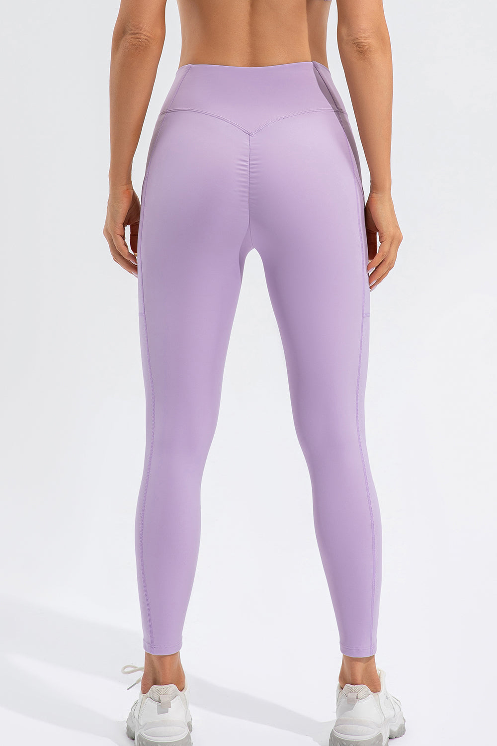 High Waist Active Leggings with Pockets 
