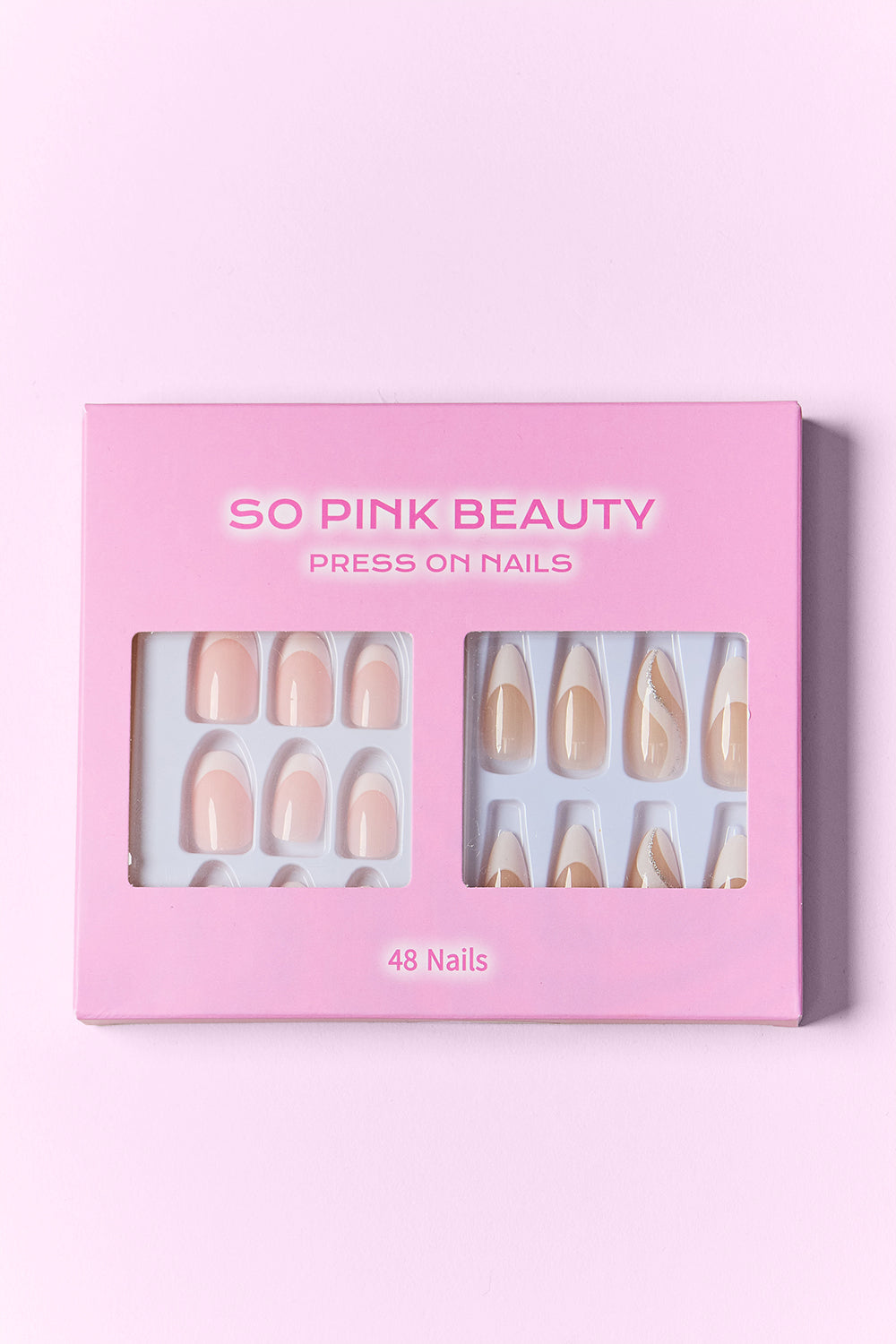 SO PINK BEAUTY Press On Nails 2 Packs 