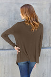 Basic Bae Full Size Open Front Long Sleeve Cardigan 